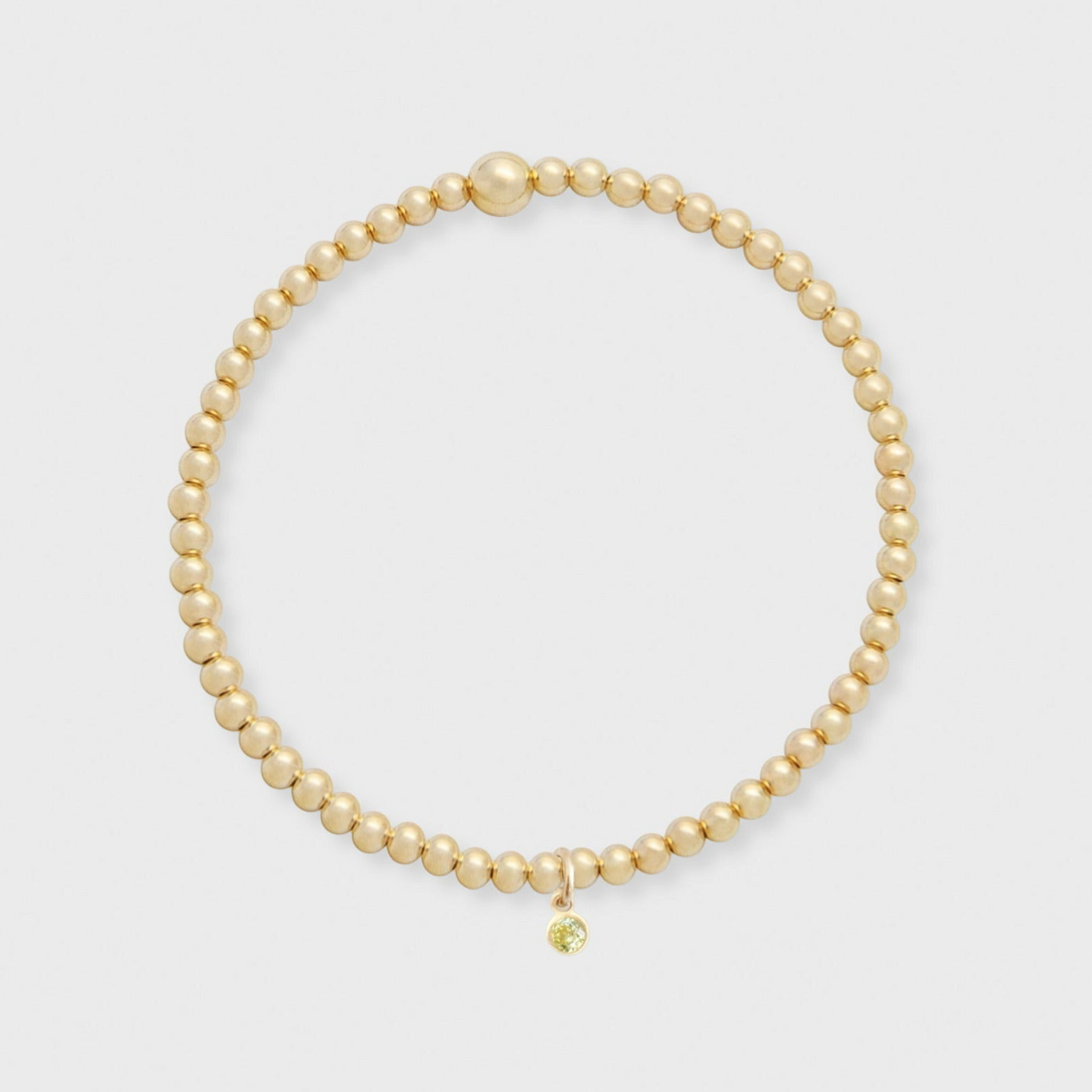 birthstone juno bracelet (3mm)