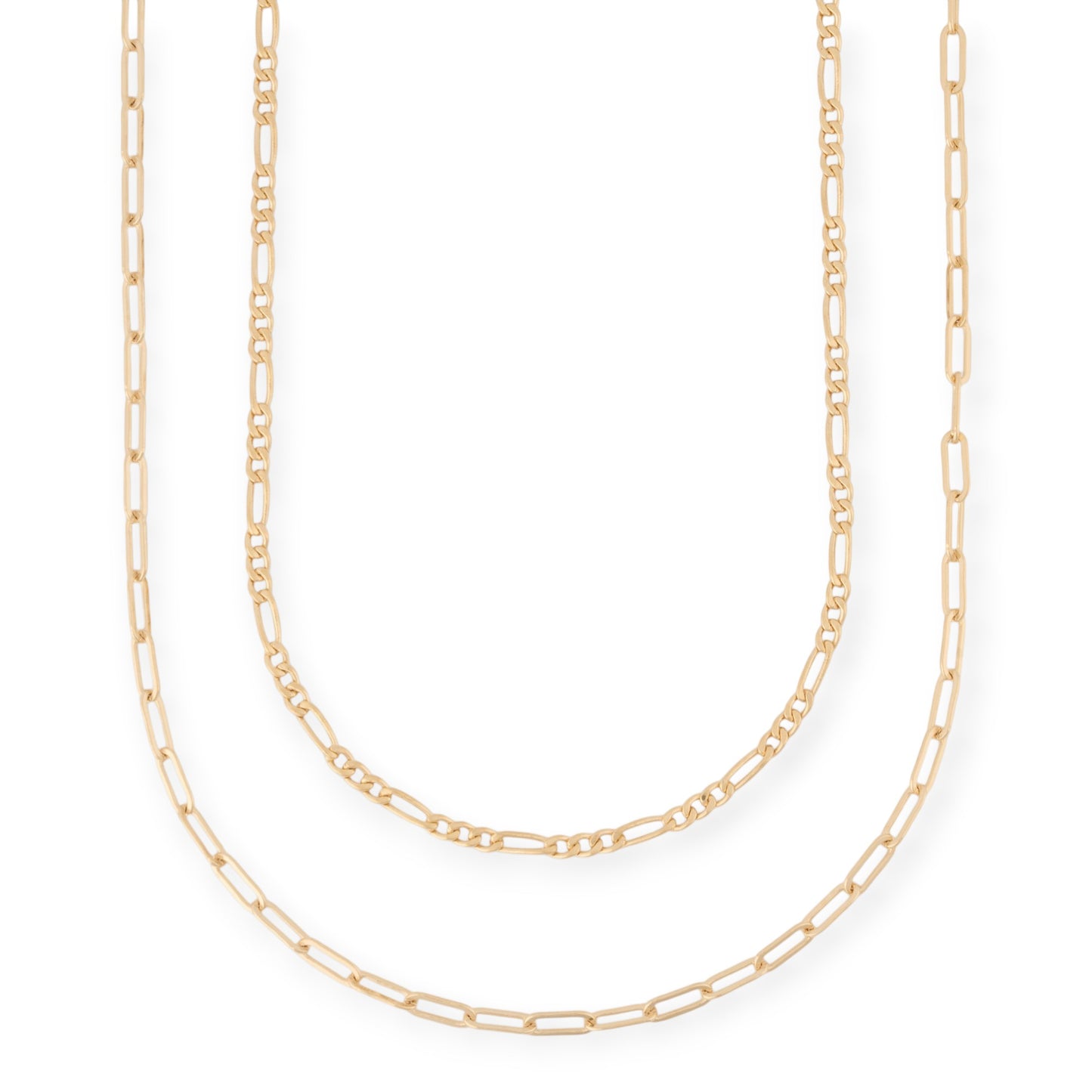 gothic + paperclip layering set