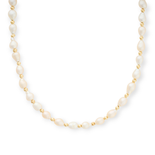 collier de perles baroques