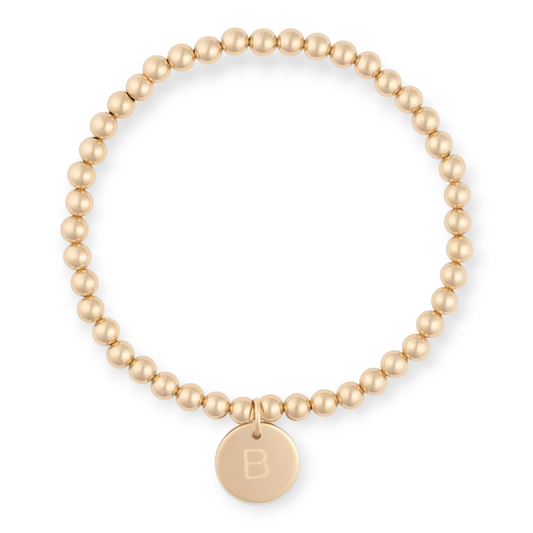 classic initial juno bracelet (4mm)