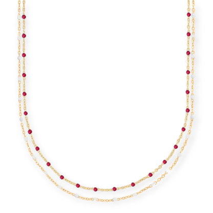 buckeye necklace stack