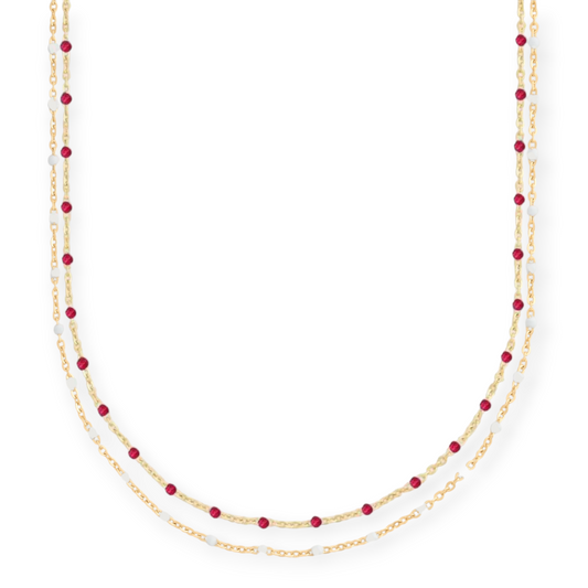 buckeye necklace stack