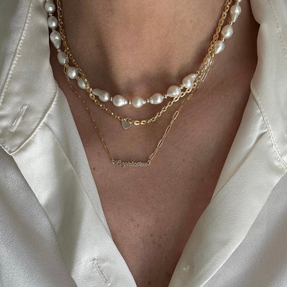 Halskette mit Sternzeichen-Namensschild