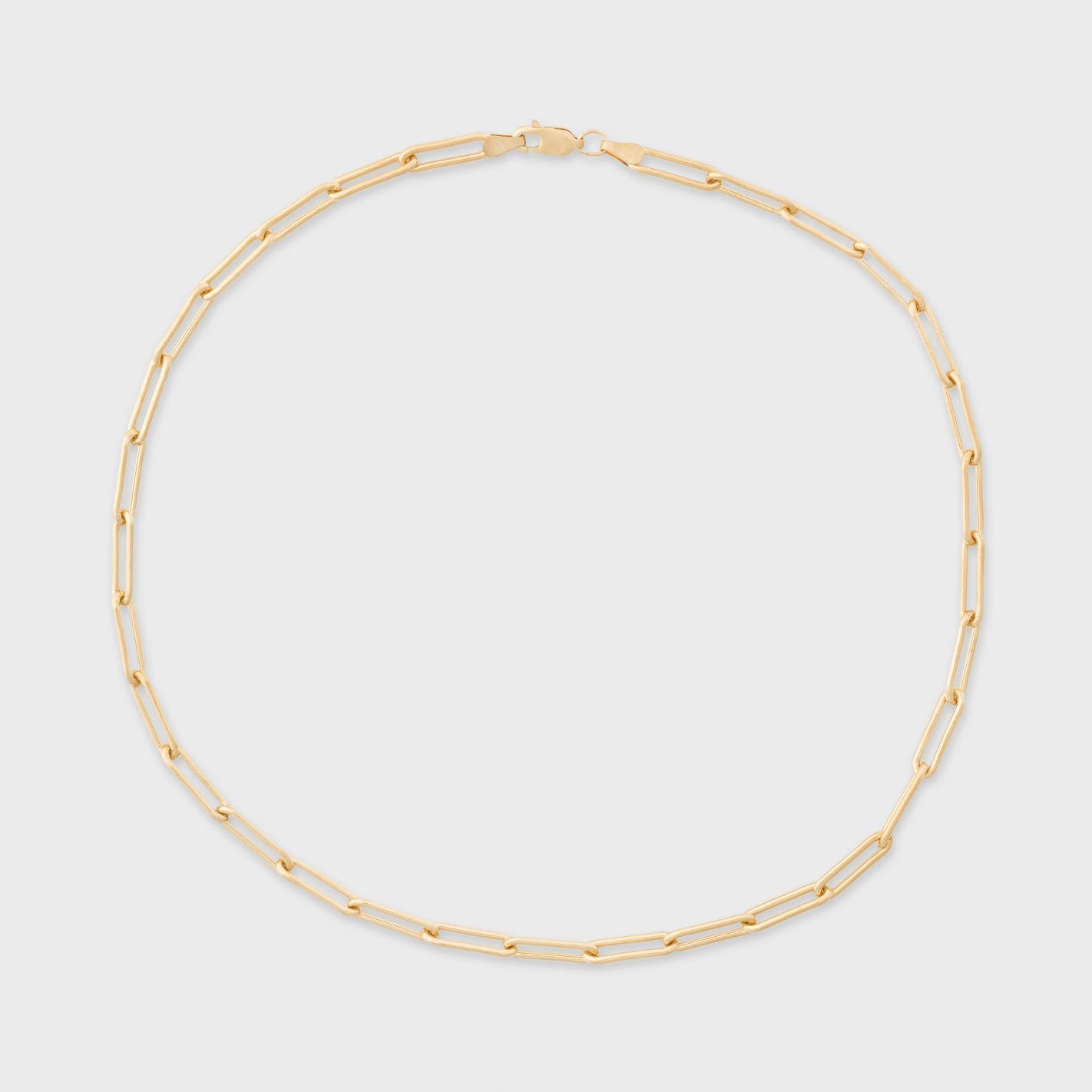 chunky paperclip choker