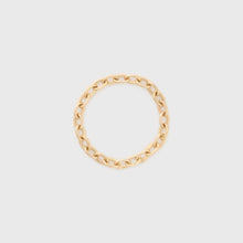 Load image into Gallery viewer, 14k paperclip chain ring
