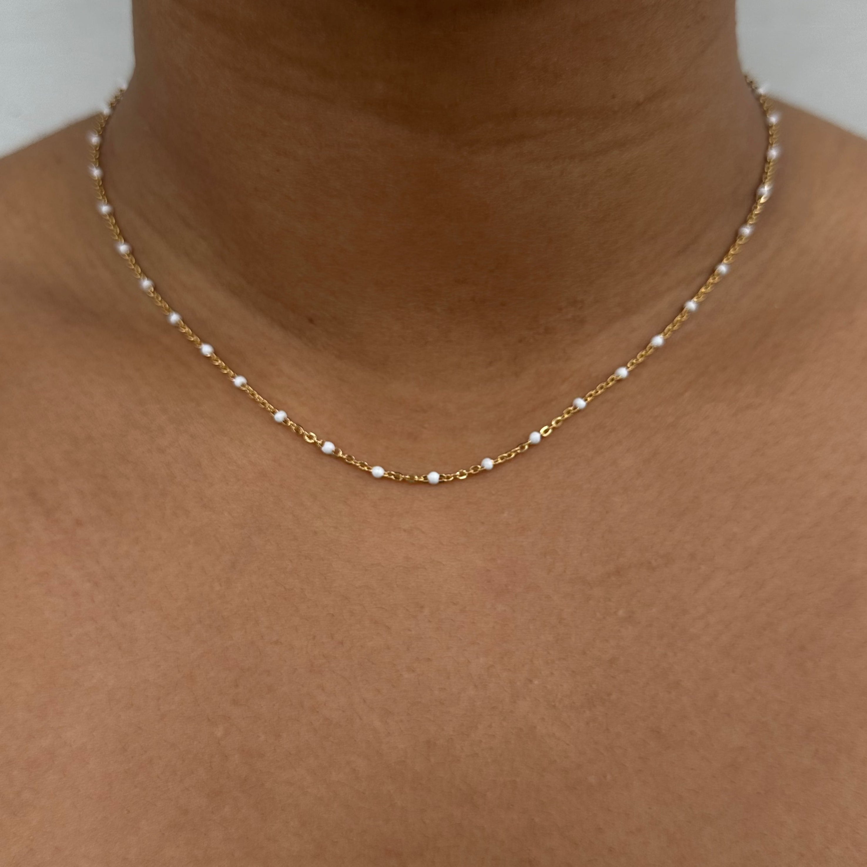 14k daisy necklace