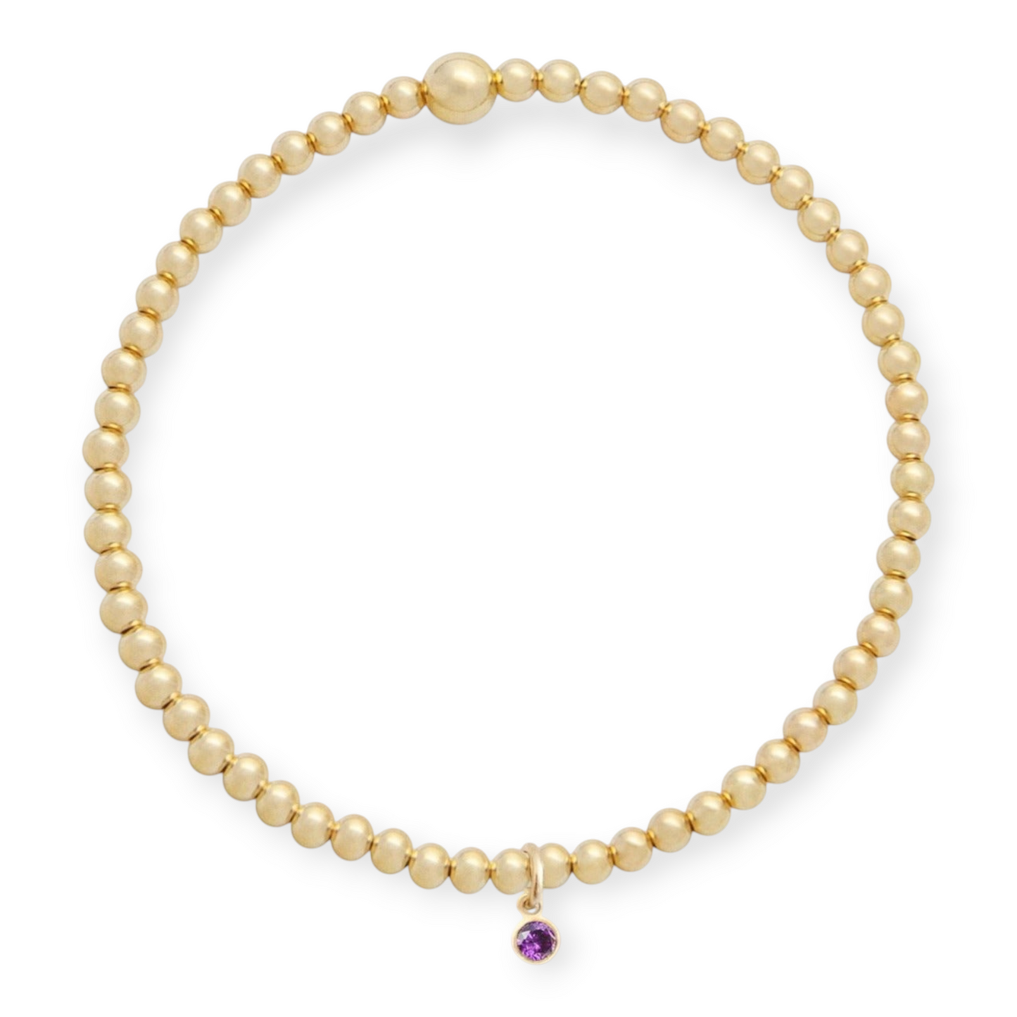 birthstone juno bracelet (3mm)