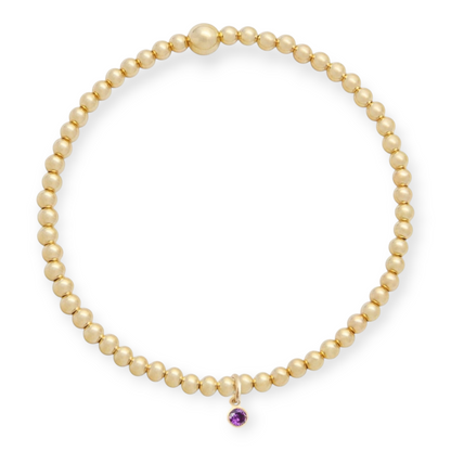 birthstone juno bracelet (3mm)