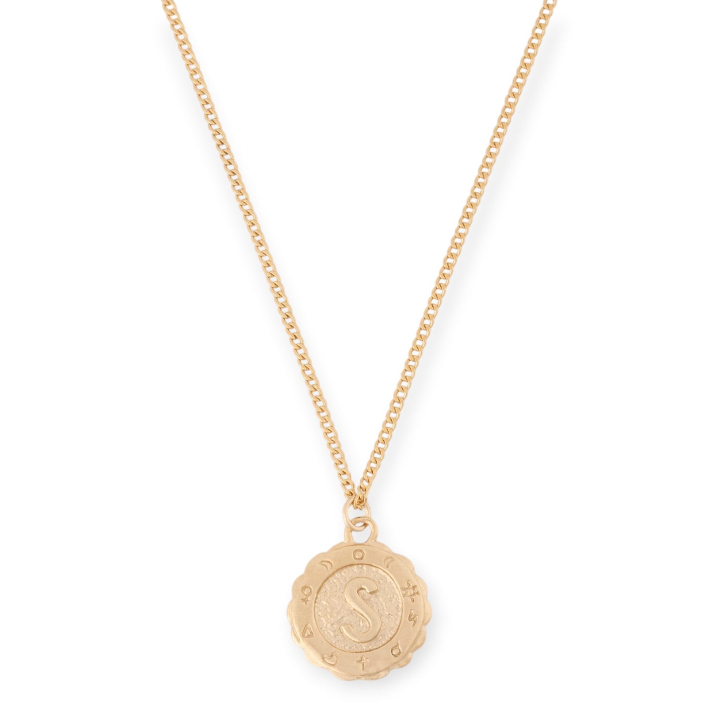 goddess initial necklace