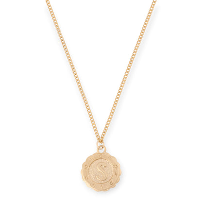 goddess initial necklace