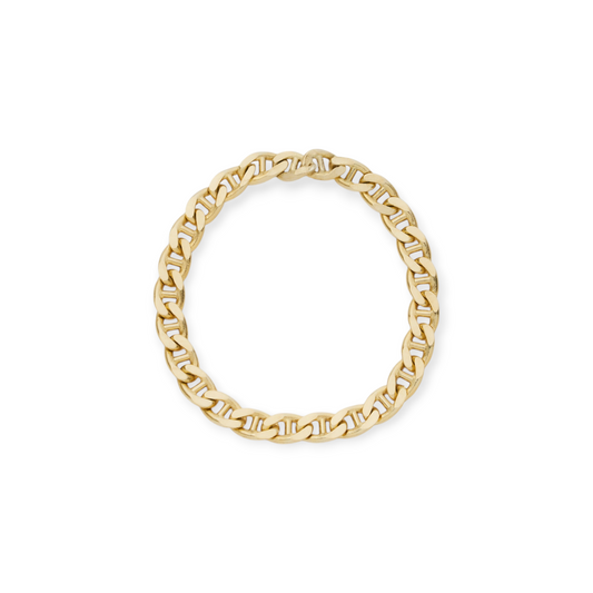 14k tina chain ring