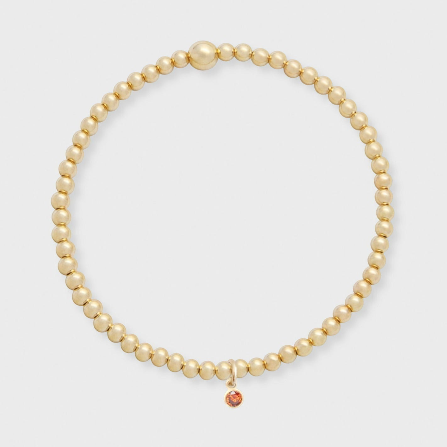 birthstone juno bracelet (3mm)