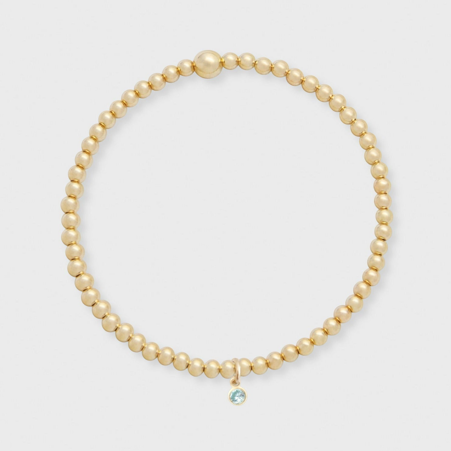 birthstone juno bracelet (3mm)