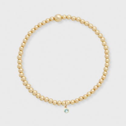 birthstone juno bracelet (3mm)