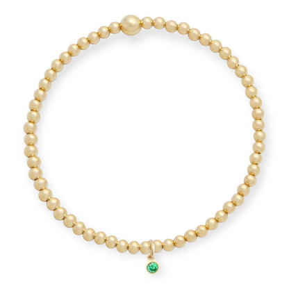 bracelet junon avec pierre de naissance (3 mm)