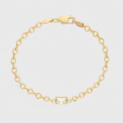 rectangle bezel bracelet