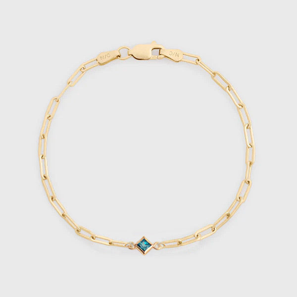 custom birthstone bracelet