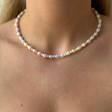 Load image into Gallery viewer, rainbow pearl necklace
