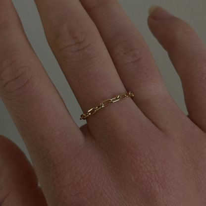 paperclip chain ring