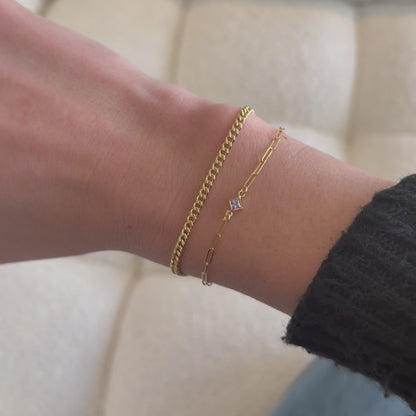 valentines bundle 💝 birthstone + gabi curb bracelet stack + gift wrap