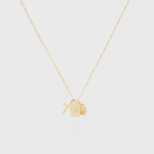 custom initial protection necklace