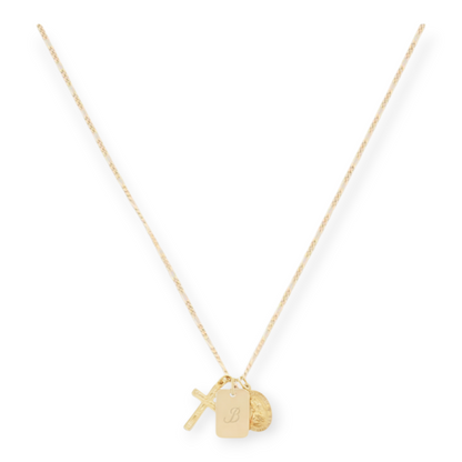 custom initial protection necklace