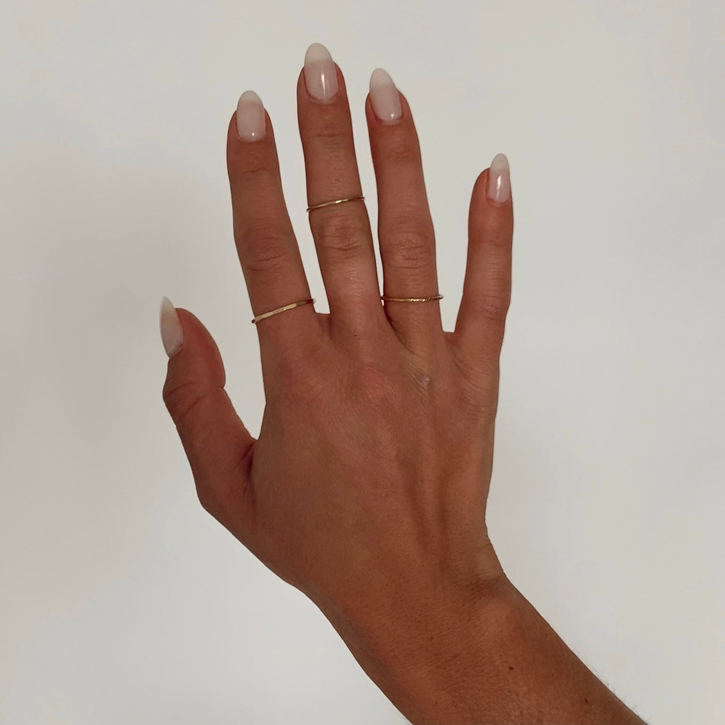 Zierliches Ring-Stapelset 1.0