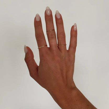 Zierliches Ring-Stapelset 1.0