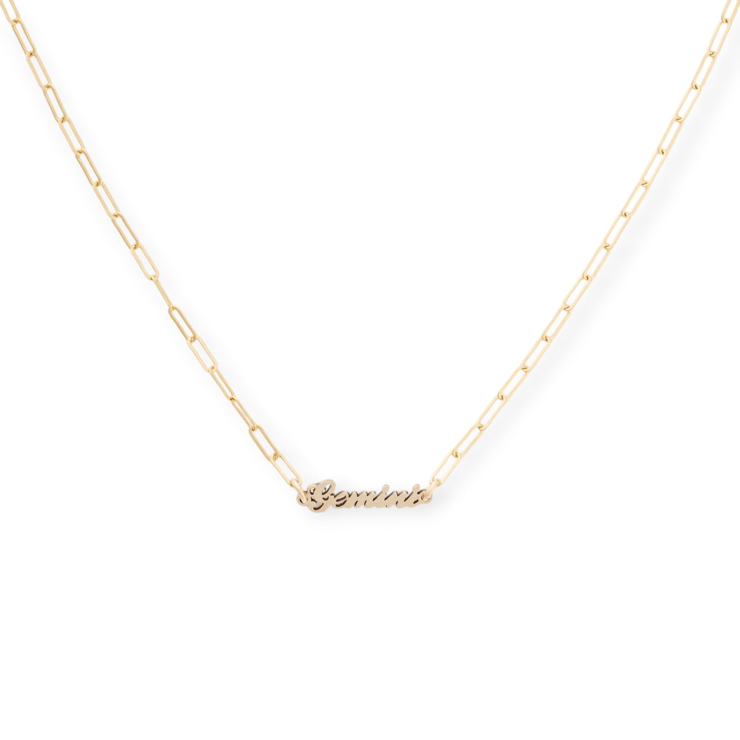 Halskette mit Sternzeichen-Namensschild