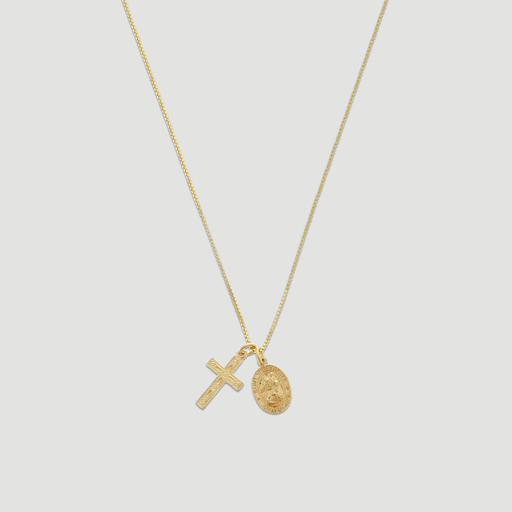 14k protection necklace