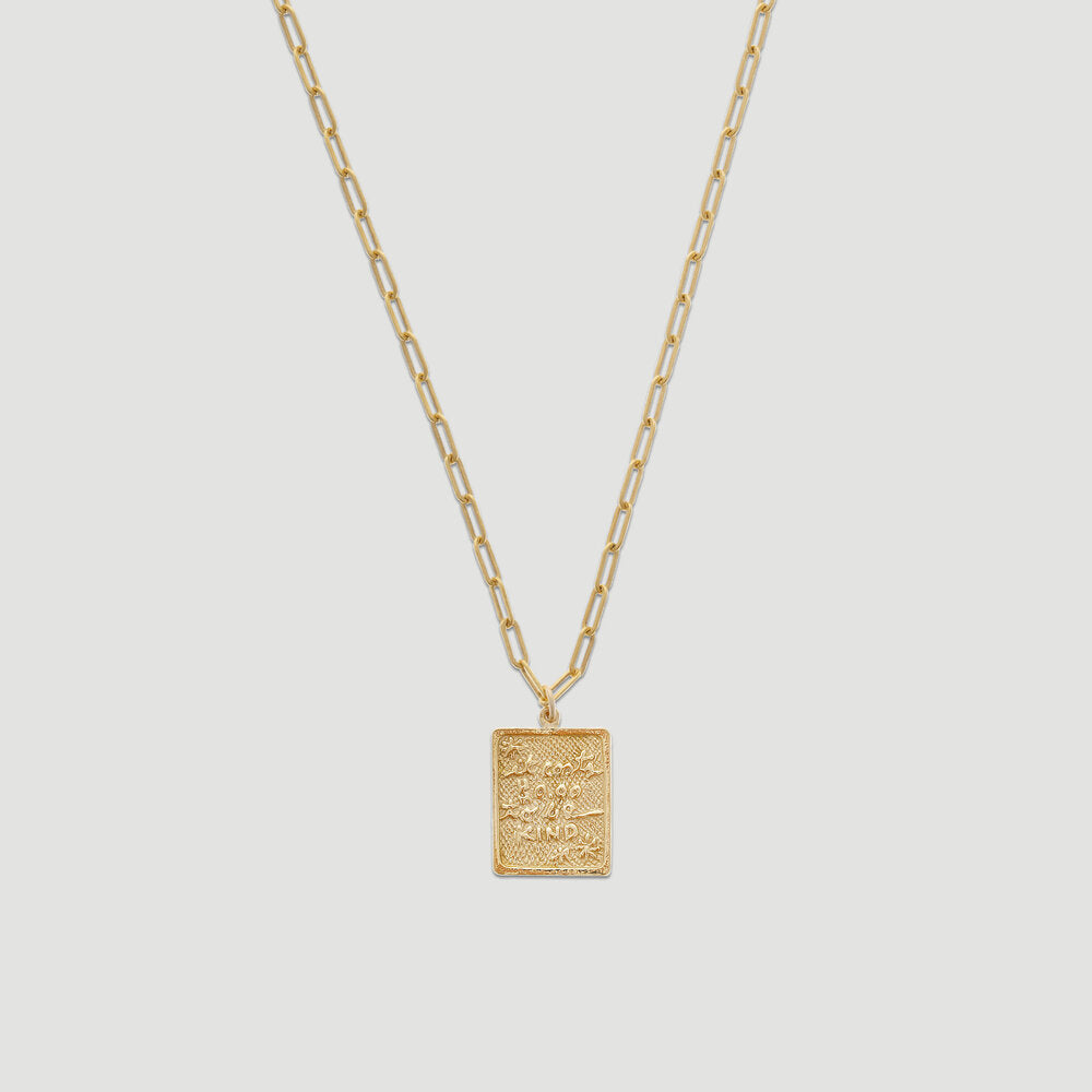 'it costs $0.00 to be kind' necklace