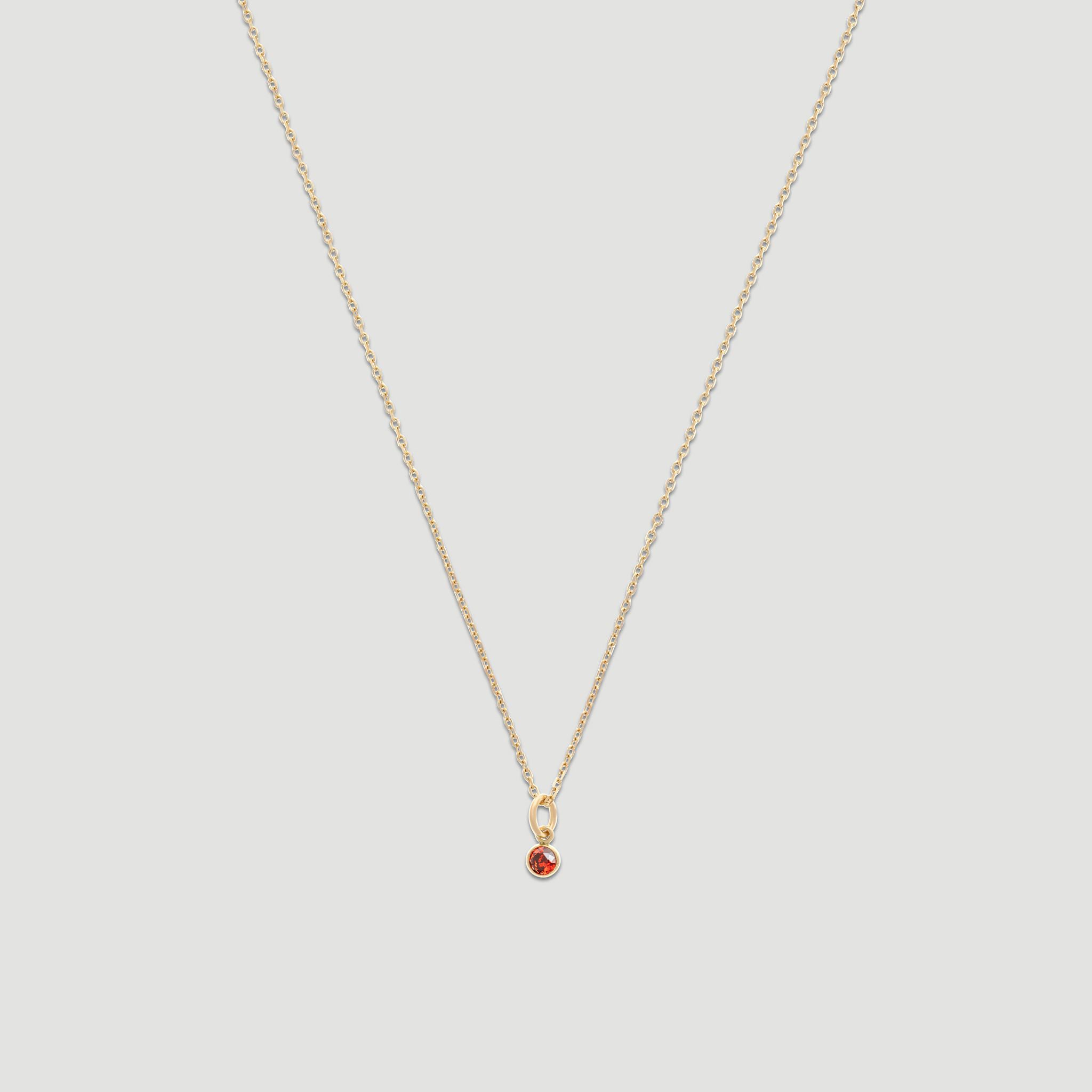 14k birthstone necklace (all 12 months) – Cuffed by Nano LLC