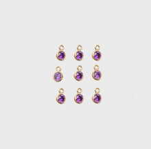 Load image into Gallery viewer, 14k february birthstone

