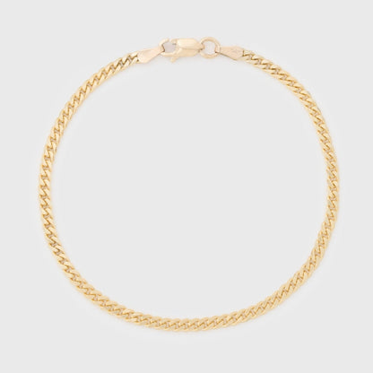 Bracelet chaîne classique 14 carats