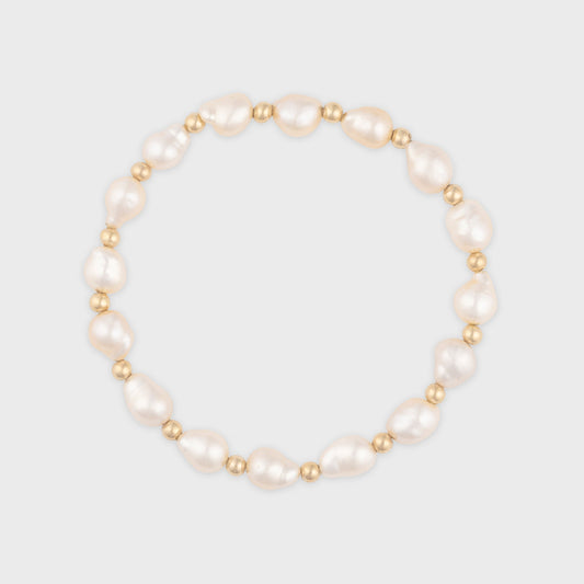 bracelet de perles baroques