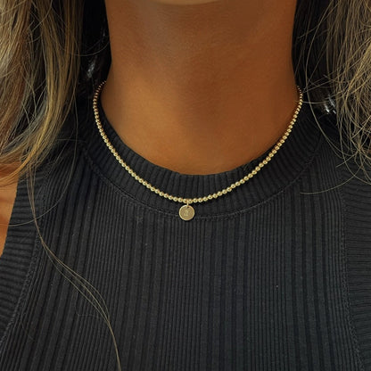 altenglischer Juno-Halsband mit Initialen