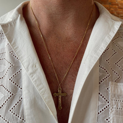 collier crucifix pour hommes