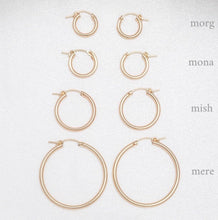 Load image into Gallery viewer, morg hoops (2mm x 13mm)
