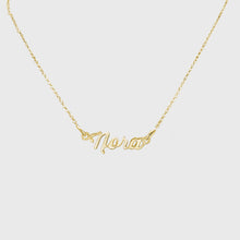 Load image into Gallery viewer, 14k name necklace
