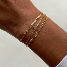 Load image into Gallery viewer, 14k dainty tina bracelet

