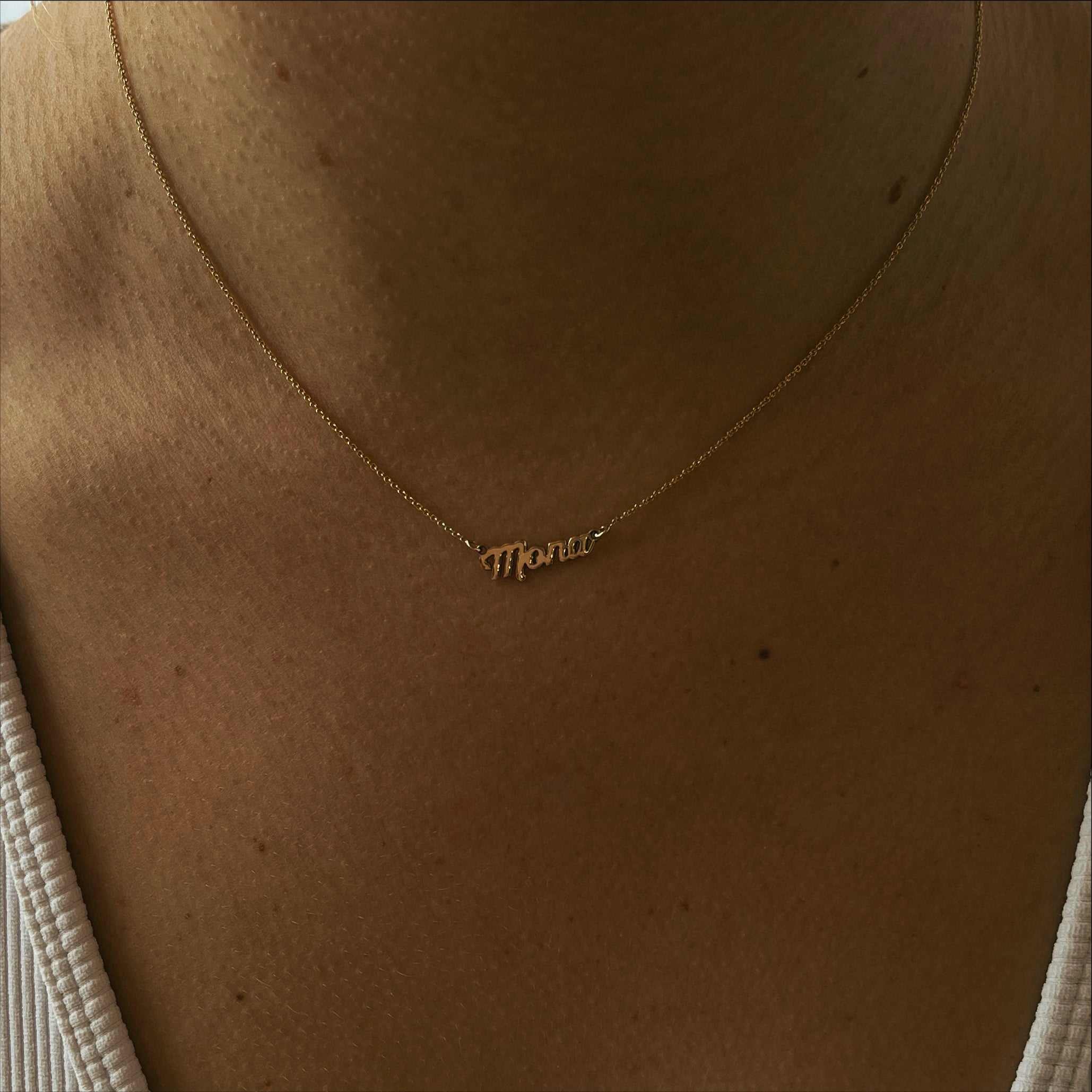 14k name necklace