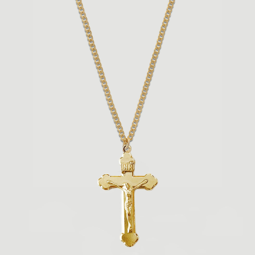 men's crucifix necklace